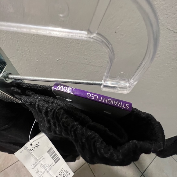 30W NWT Black Jeans Catherine’s with elastic in the back, relaxed fit - Picture 8 of 9